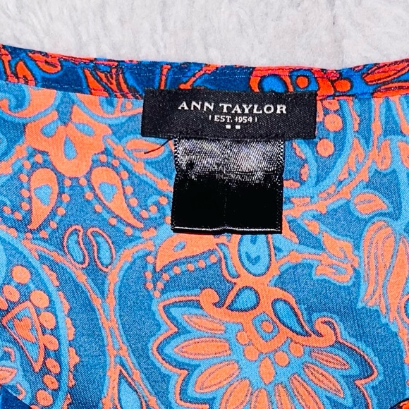 Ann Taylor silky printed top - Picture 11 of 11